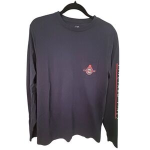 Vineyard Vines Men's Nothing But Net Basketball Long-Sleeve Pocket T-Shirt - Med